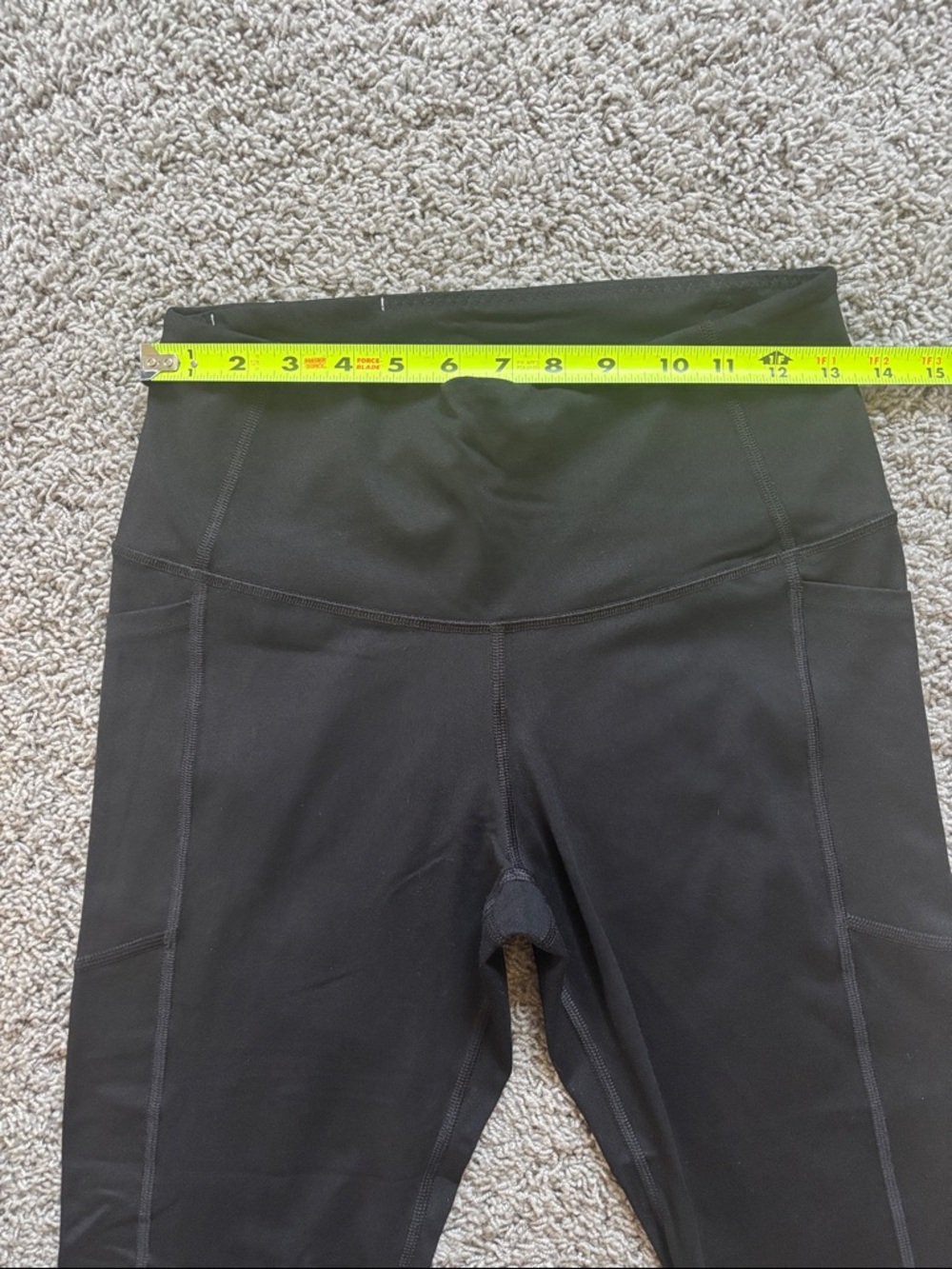Victoria Sport Knockout Sleek Black High-Rise Workout Leggings - Picture 6 of 12